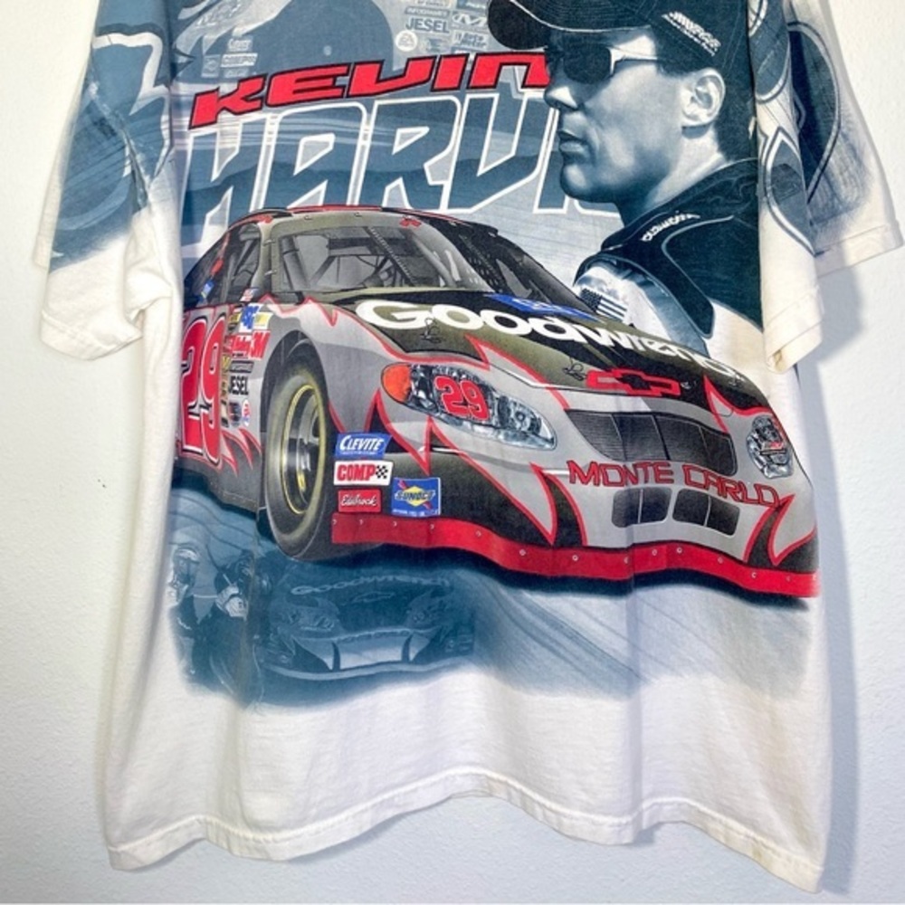 Vintage Nascar T Shirt Kevin Harvick #29 Tee Oversized Mens Car Racing - Picture 3 of 6